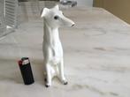 Greyhound gemaakt van fijn Italiaans porselein, Zo goed als nieuw