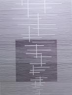 MICHEL SEUPHOR / LIJNENSPEL-GEOMETRIE / ZW-W LITHO 75x55cm, Ophalen of Verzenden