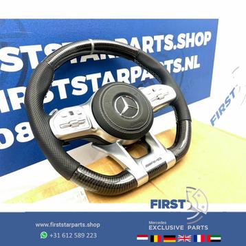 AMG CARBON STUUR + AIRBAG A45 CLA45 C63 E63 GLC63 GLE63 GT63 beschikbaar voor biedingen