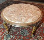 Table basse de salon ronde en marbre teinte rosée, Maison & Meubles, 50 à 100 cm, Rond, 50 à 100 cm, Enlèvement