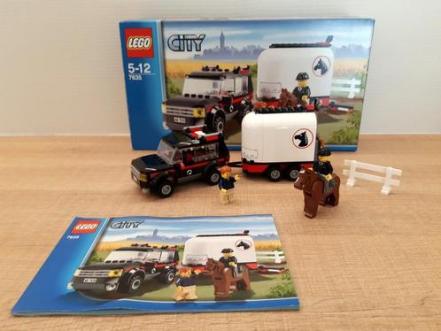 Lego 7635: paardentransport, zgan,100% compleet + doos!, Kinderen en Baby's, Speelgoed | Duplo en Lego, Zo goed als nieuw, Lego