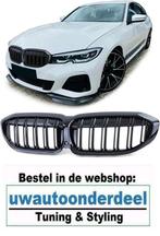 Grill Nieren Dubbele Spijl Zwart Voor Bmw 3 Serie G20 G21, Verzenden