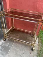 Vintage glazen trolley, Ophalen