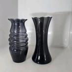 2 Doyen vaasjes zwart rook kleur, Ophalen of Verzenden
