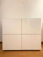 Witte ikea kast met hoogglans, Huis en Inrichting, Kasten | Overige, Ophalen, Gebruikt