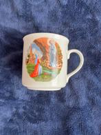Lourdes souvenir koffietas kop mok grot France Bernadette, Ophalen of Verzenden, Overige figuren, Zo goed als nieuw, Servies