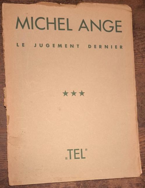 michel ange tijschrift 1935 zwart wit foto's sixtijnse kapel, Boeken, Kunst en Cultuur | Beeldend, Gelezen, Overige onderwerpen