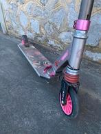 Oxelo Play 5 roze-grijze scooter 5 tot 12 jaar - 150cm, Fietsen en Brommers, Oxelo decathlon, Gebruikt, Gewone step
