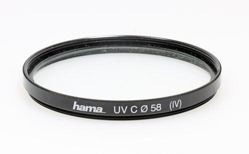 UV-filter 58 mm Hama, UVC (IV) krasvrij en in goede staat, Audio, Tv en Foto, Foto | Filters, UV-filter, Hama, Ophalen of Verzenden