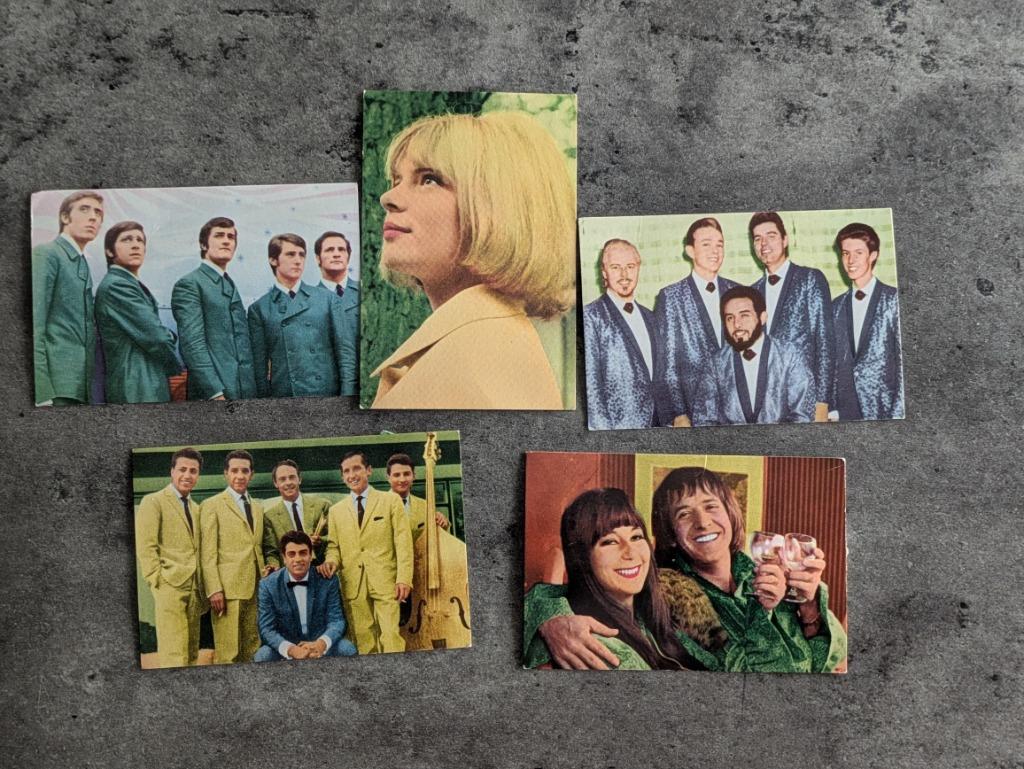 MAPLE LEAF CHEWING GUM FILM STERREN AUTO CARS  SERIE JAREN 6, Verzenden, Gebruikt