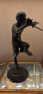 Klein bronzen beeldje/Pan, Antiek en Kunst, Ophalen of Verzenden