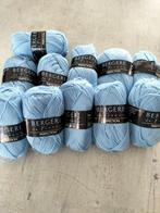 Bol wol B D France perfection blauw (11 ballen), Ophalen of Verzenden
