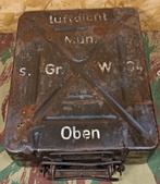 Boite Allemande mortier de 80mm Gr.W.34.  de 1943 ww2, Collections, Objets militaires | Seconde Guerre mondiale, Enlèvement ou Envoi