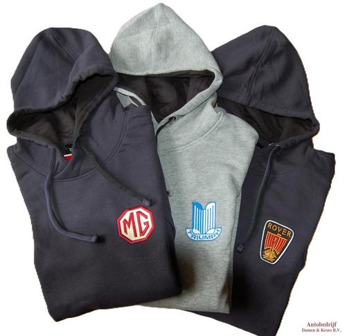 Hoodies met logo MG - Triumph - Rover (grijs of blauw), Kleding | Heren, Truien en Vesten, Nieuw, Ophalen of Verzenden