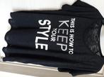 t-shirt Yessica zwart tekst XL, Yessica, Shirt of Top, Ophalen of Verzenden, Zo goed als nieuw