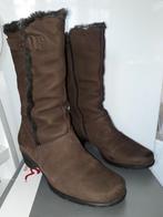 Warme laarzen in nubuck maat 40, Kleding | Dames, Ophalen, Hoge laarzen, Bruin, Zo goed als nieuw