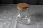 Glazen bokaal met kurken stop rond doorsnee 11 cm, Enlèvement ou Envoi, Comme neuf
