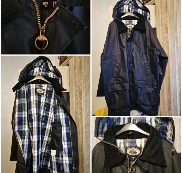 Harrington jas _ barbour _ waxjack voor heren_ maat XL, Kleding | Heren, Jassen | Winter, Zo goed als nieuw, Maat 56/58 (XL), Zwart