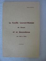 Dinant généalogie fam. Laurent-Watelet – Pierre Dembour 1976, Utilisé, Enlèvement ou Envoi