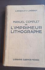 COMPLETE HANDLEIDING VOOR LITHOGRAFISCHE PRINTERS, Ophalen of Verzenden