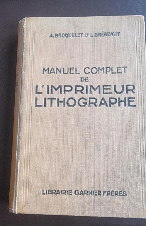 COMPLETE HANDLEIDING VOOR LITHOGRAFISCHE PRINTERS, Boeken, Techniek, Ophalen of Verzenden