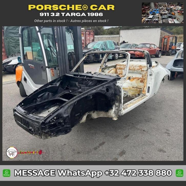 Kale carrosserie — Porsche 911 3.2 Targa — 1986, Auto-onderdelen, Overige Auto-onderdelen, Oldtimer onderdelen, Porsche, Gebruikt