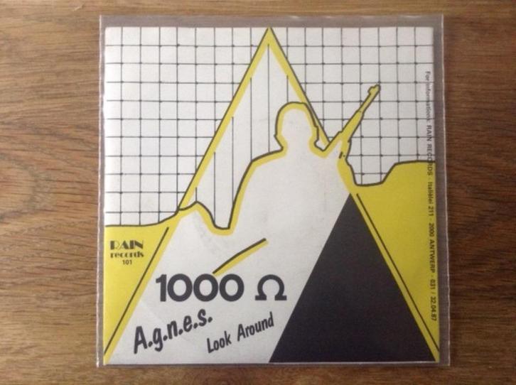 single 1000 Ω (1000 ohm), Cd's en Dvd's, Vinyl Singles, Single, Rock en Metal, 7 inch, Ophalen of Verzenden