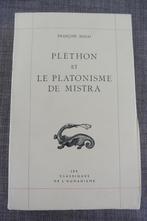 François Masai - Pléthon et le Platonisme de Mistra, Enlèvement ou Envoi