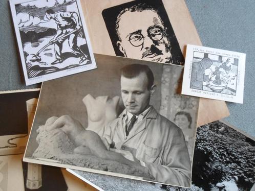 Ernest Heylens. 14 originele tekeningen., Antiek en Kunst, Kunst | Tekeningen en Fotografie, Ophalen