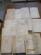 Lot de cartes anciennes extraites du livre. Guerre de 1870, Collections, Enlèvement ou Envoi