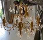 vintage luster, Huis en Inrichting, Lampen | Kroonluchters, Ophalen, Gebruikt, Glas, Vintage