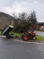 Kubota B6000 tractor + lader + gyroversnipperaar + aanhanger, Zakelijke goederen, Landbouw | Tractoren, Ophalen, Gebruikt, Overige merken