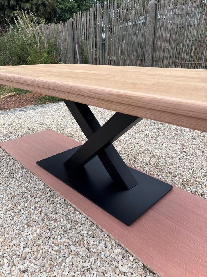 Plateau en chêne rénové pour table design, Maison & Meubles, Tables | Tables à manger, Neuf, 50 à 100 cm, 200 cm ou plus, Cinq personnes ou plus