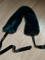 Blauwe stola, nepbont, Kleding | Dames, Mutsen, Sjaals en Handschoenen, Ophalen of Verzenden