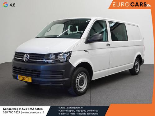 Volkswagen Transporter T6 L2H1 102pk Dubbele cabine Airco Cr, Auto's, Bestelwagens en Lichte vracht, Bedrijf, ABS, Centrale vergrendeling