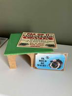 Cavia huisje + 2 prenten, Ophalen, Gebruikt, Hok, Cavia