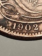 1 centiem leopold 2 met overslag 1902/802 FR, Enlèvement ou Envoi, Autre, Monnaie en vrac
