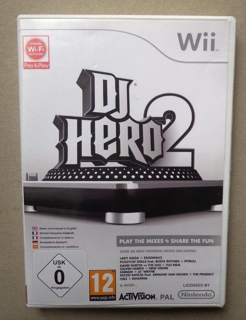DJ Hero 2 voor de Nintendo Wii, Consoles de jeu & Jeux vidéo, Jeux | Nintendo Wii, Utilisé, Enlèvement ou Envoi
