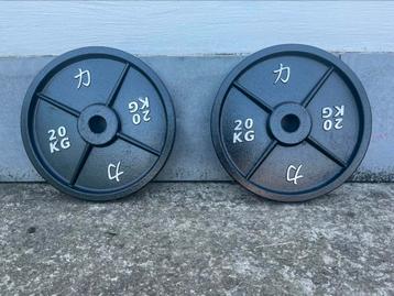 Halterschijven 2x 20kg beschikbaar voor biedingen