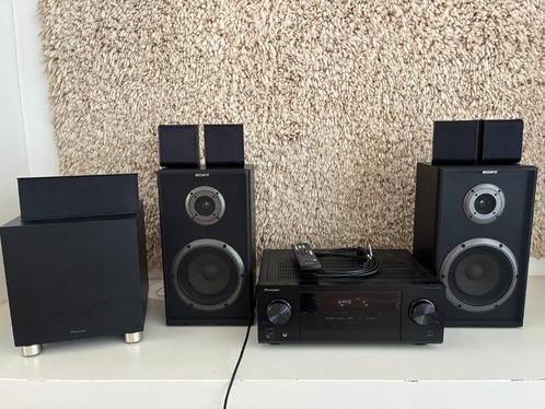 Pioneer Home cinema Receiver + 8 Luidsprekers, Audio, Tv en Foto, Home Cinema-sets, Gebruikt, 5.1-systeem, Pioneer, Ophalen