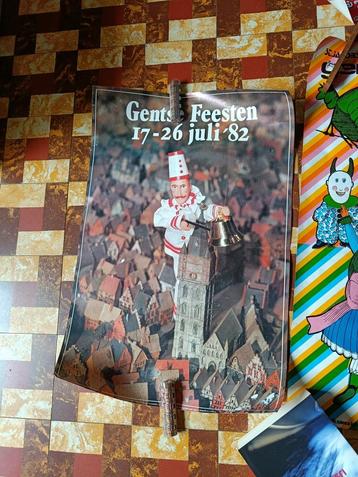 affiche Gentse feesten 1982 beschikbaar voor biedingen