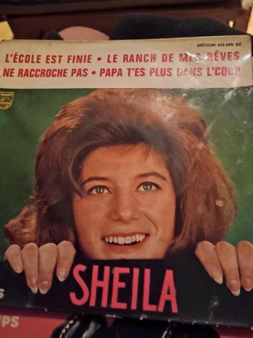 7 disques 45t de Sheila beschikbaar voor biedingen