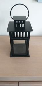 Lanterne "ikea" noire 28 cm, Neuf, 25 à 50 cm, Enlèvement, Bougie