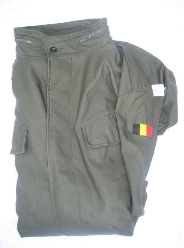 Kaki anoraks Belgisch leger - ABL, Verzamelen, Militaria | Algemeen, Landmacht, Kleding of Schoenen, Ophalen of Verzenden