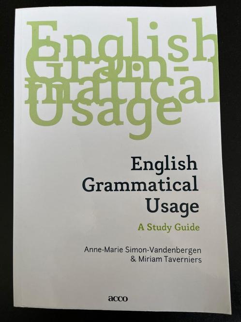 English grammatical usage, Livres, Livres d'étude & Cours, Comme neuf, Enseignement supérieur, Enlèvement ou Envoi