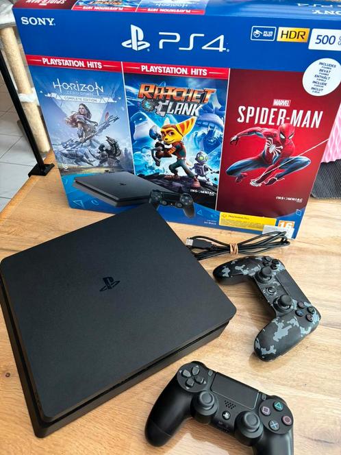 PlayStation 4 slim 500GB, Games en Spelcomputers, Spelcomputers | Sony PlayStation 4, Zo goed als nieuw, Slim, 500 GB, Ophalen