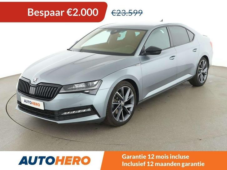 Skoda Superb 1.5 TSI ACT SportLine (bj 2020, automaat), Auto's, Skoda, Te koop, Superb, ABS, Achteruitrijcamera, Adaptive Cruise Control