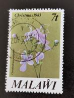 Malawi 1983 - bloemen, Ophalen of Verzenden, Dier of Natuur, Gestempeld