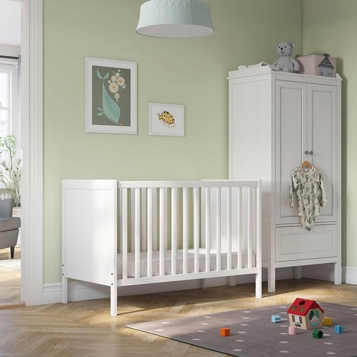 Babybed ledikant ikea 120x60, Enfants & Bébés, Berceaux & Lits, Comme neuf, Lit, Enlèvement
