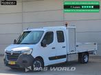 Renault Master 145PK Open Laadbak Dubbellucht 3,5t Trekhaak, Stof, Gebruikt, 4 cilinders, Wit
